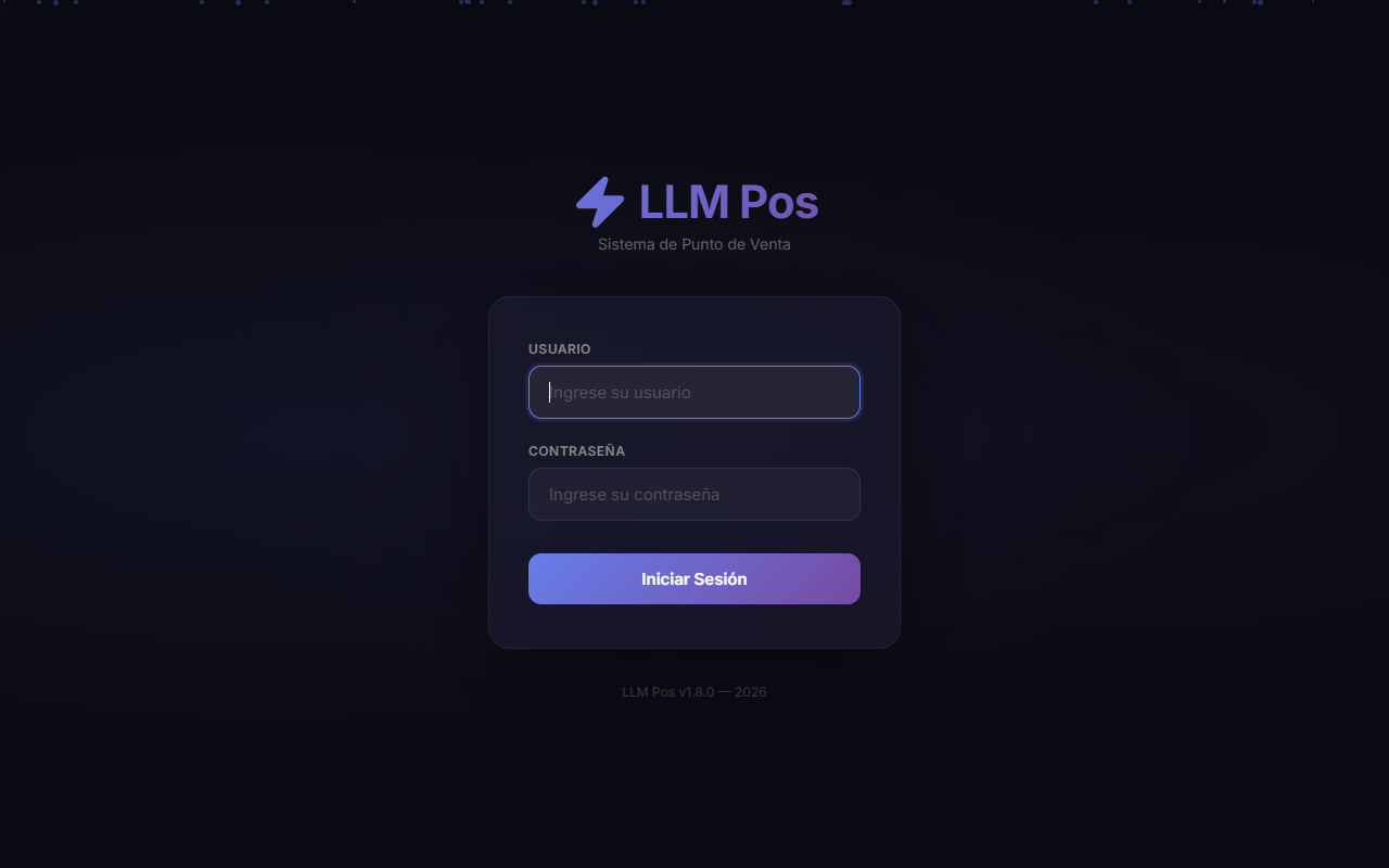 LLM POS Dashboard